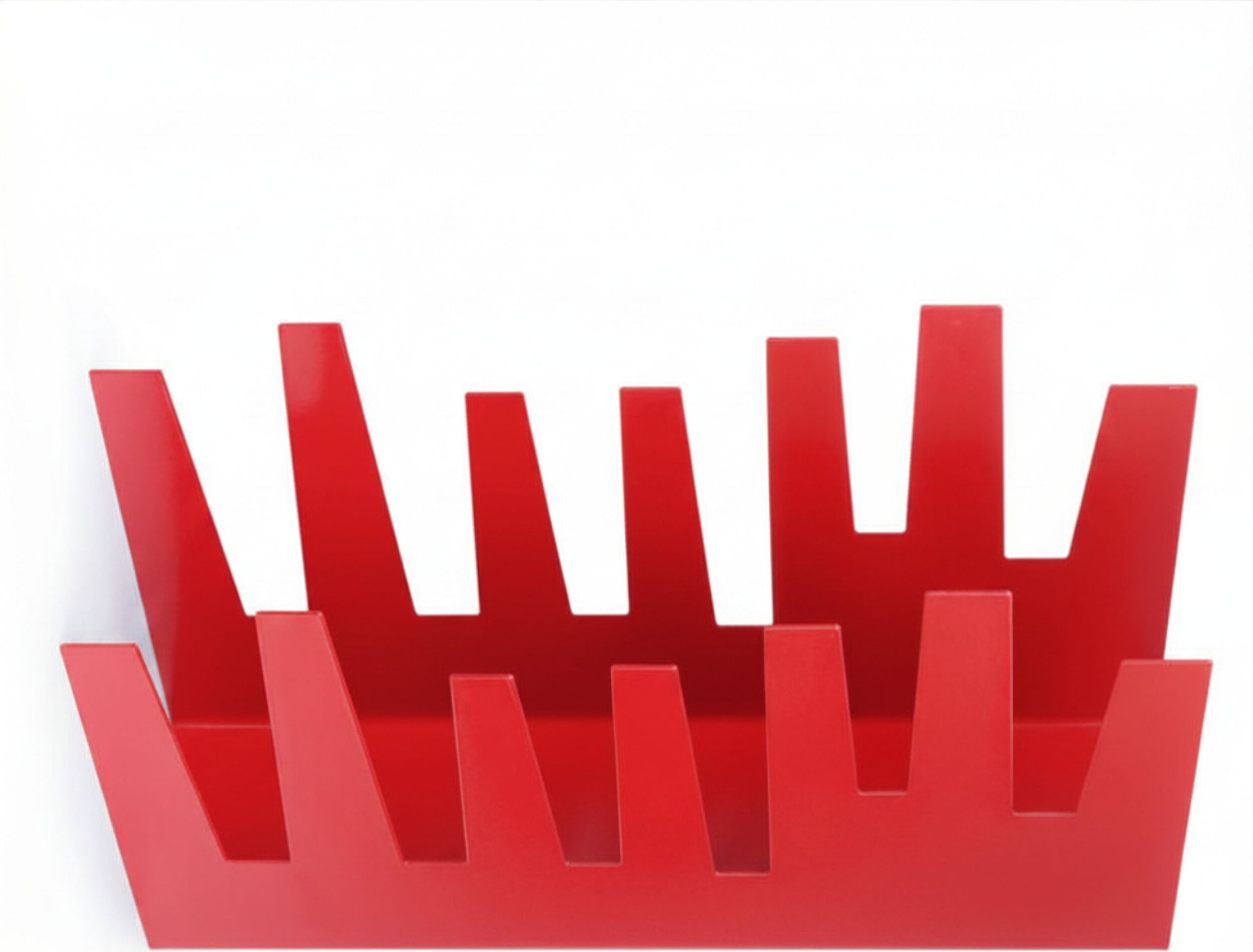 Sleek Zeitungsständer rot