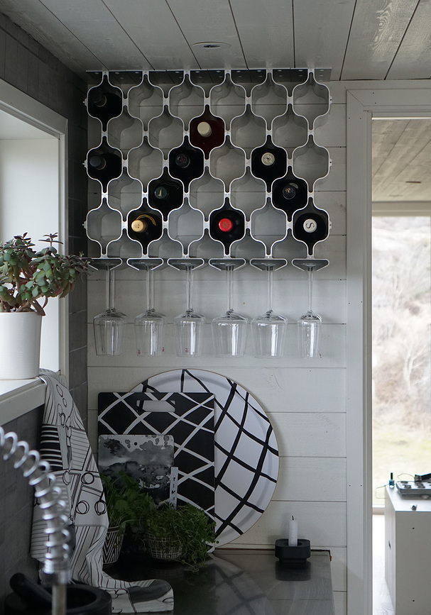 Slide Nosilci za kozarce za stojalo za vino, 30 cm, 3 kosi