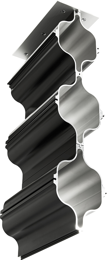 Slide Pritrdilo za stojalo za vino, 3 kosi