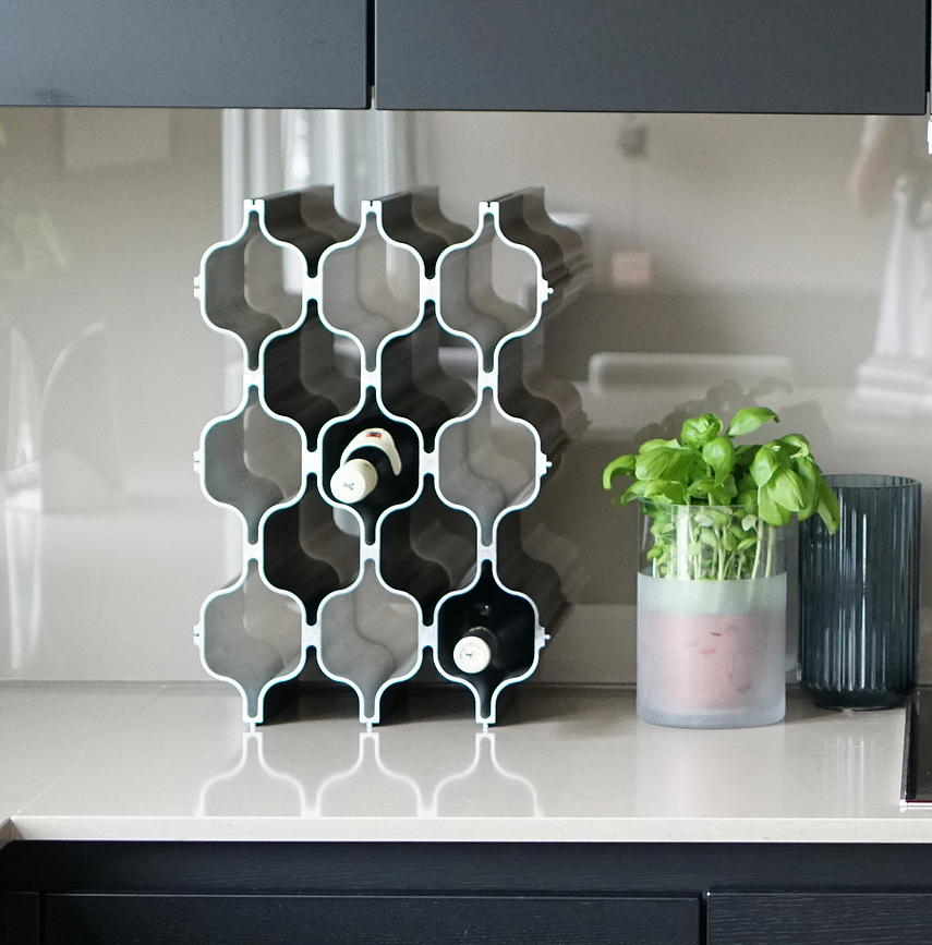 Slide Stalak za vino crni