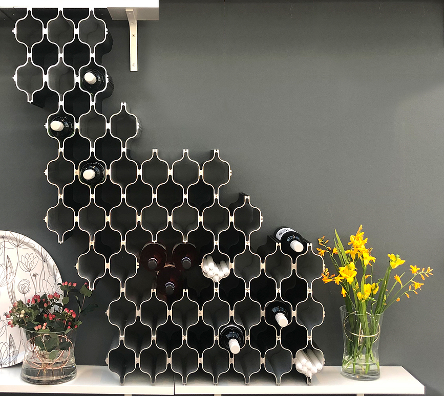 Slide Stalak za vino crni