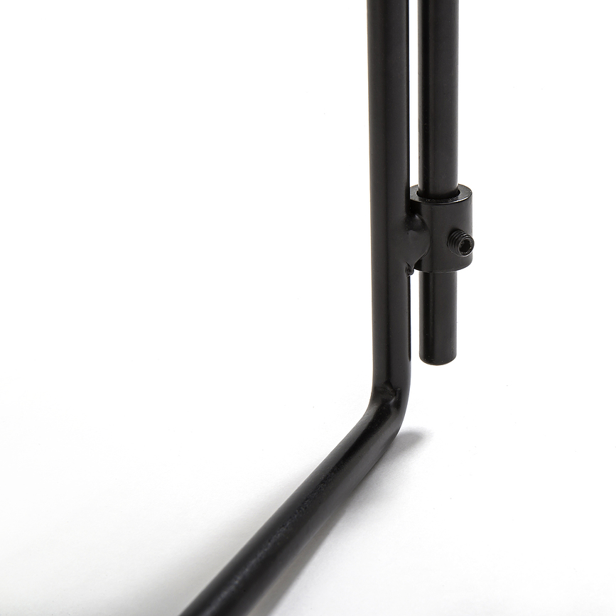 Soporte de acero Stumpastaken, negro