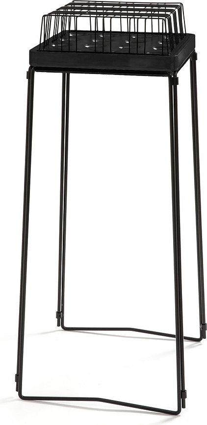 Soporte de acero Stumpastaken, negro