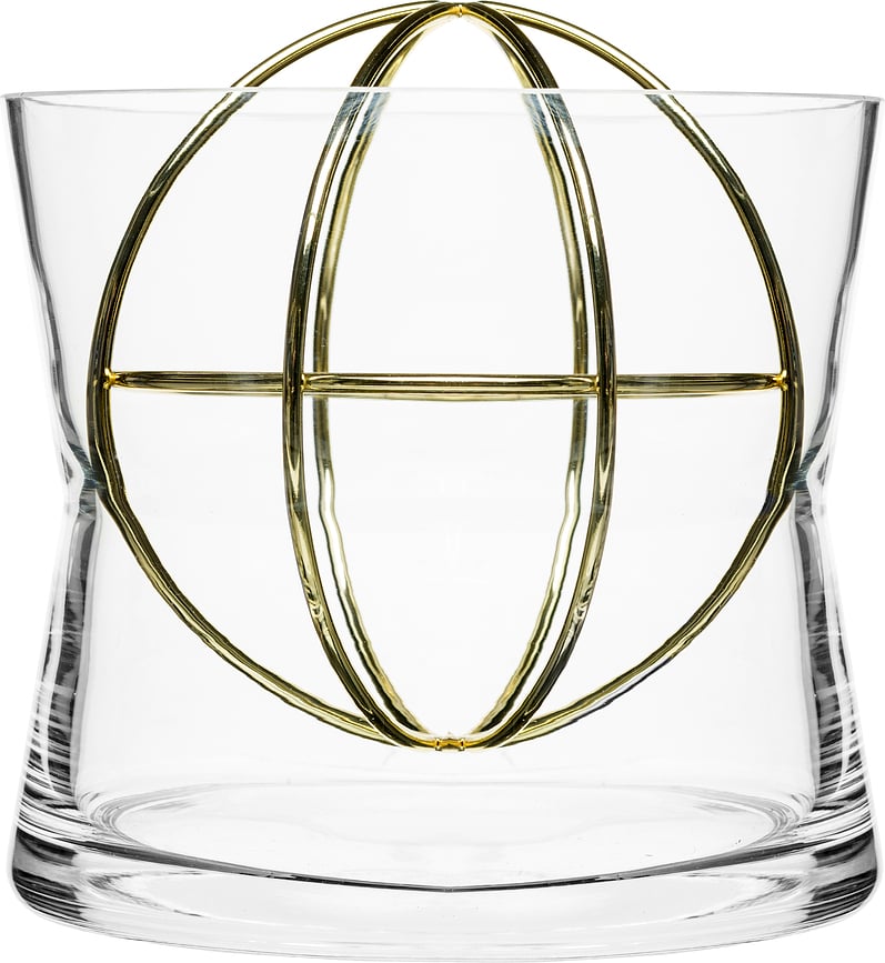 Sphere Vase L goldfarben