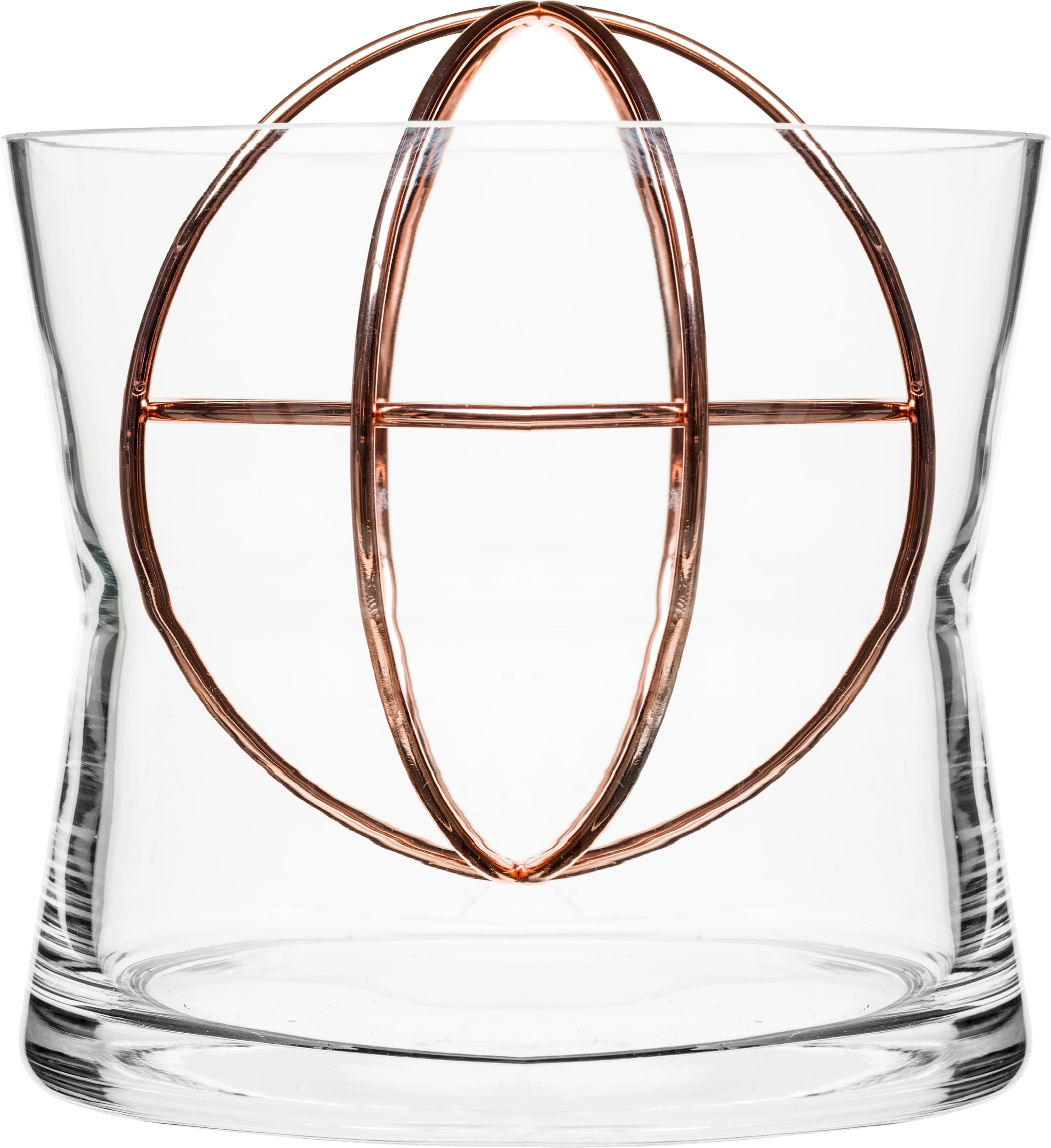 Metallvasen Sphere Vase L Kupferfarben