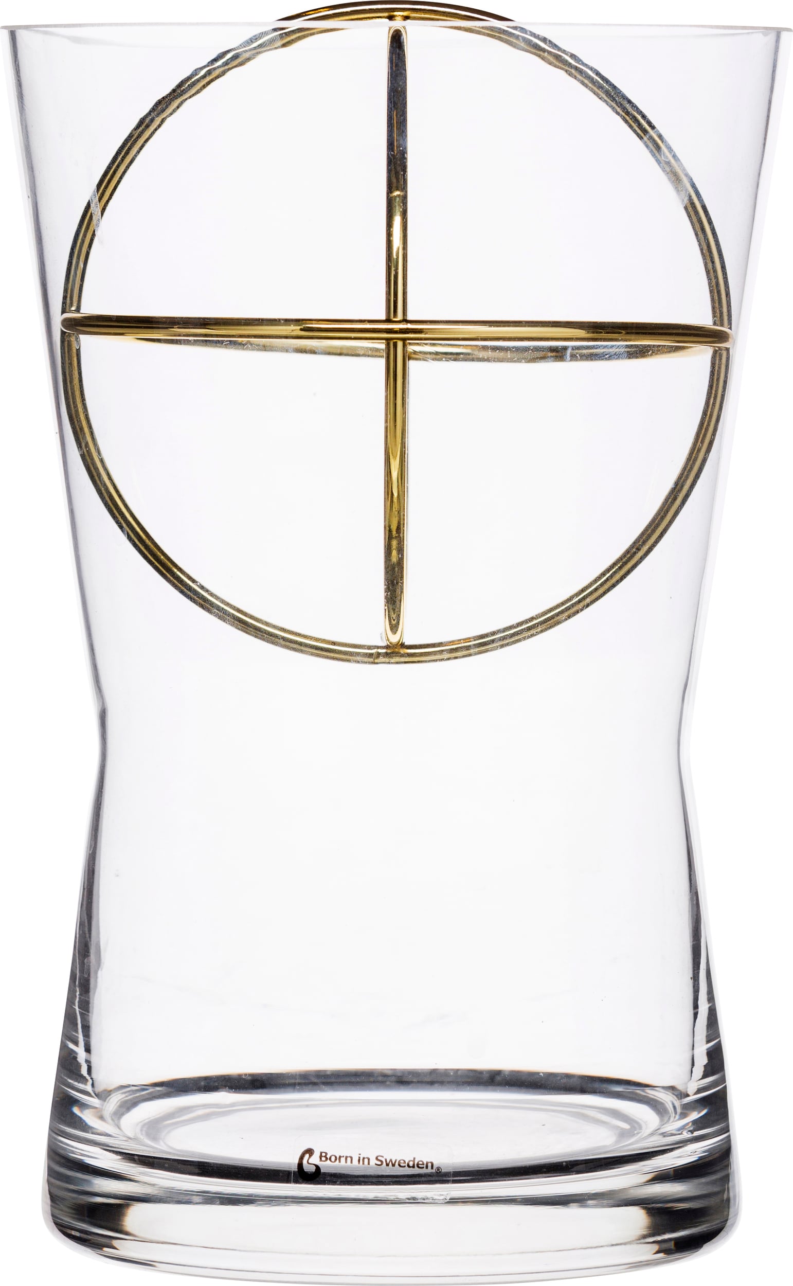 Sphere Vase M goldfarben