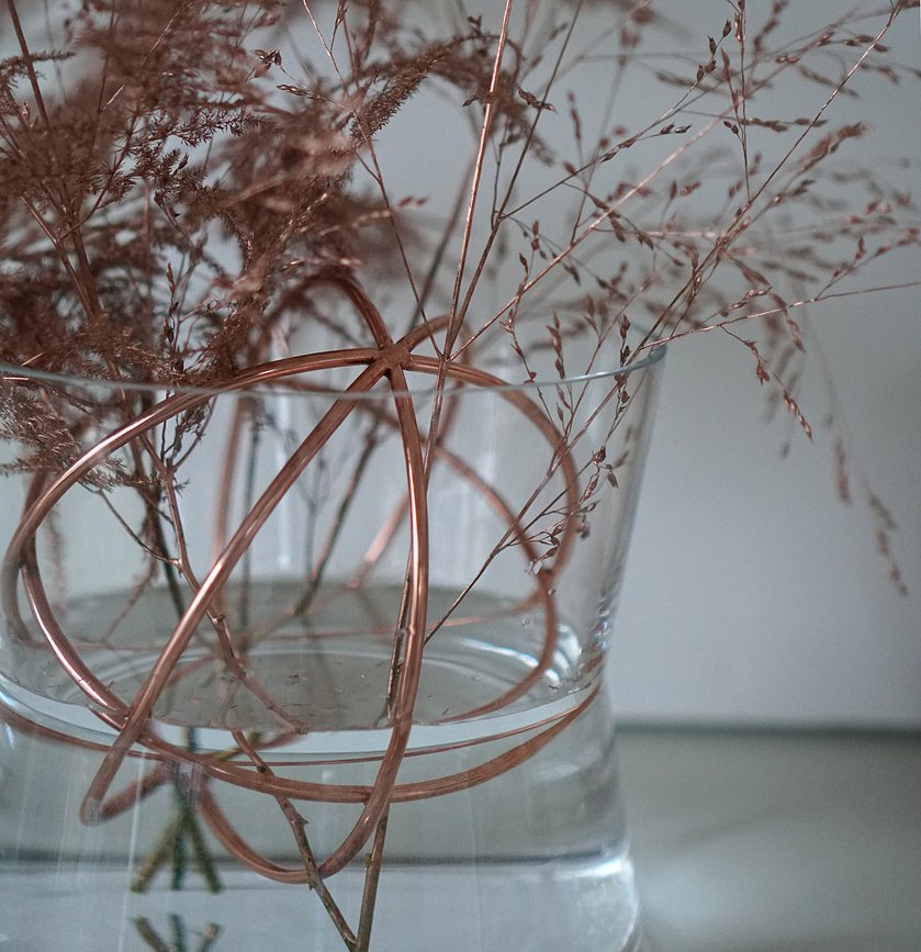 Sphere Vase, taille L, doré