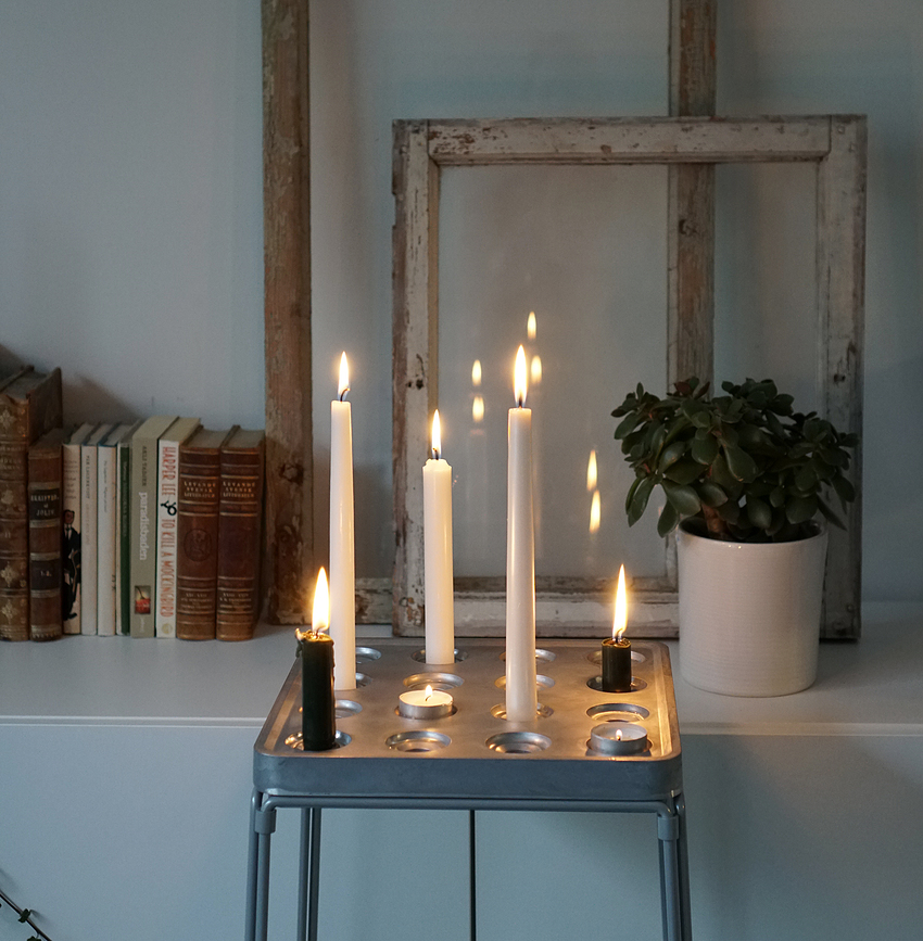 Stumpastaken Βάση για Κηροπήγιο, ατσάλινη, μαύρη