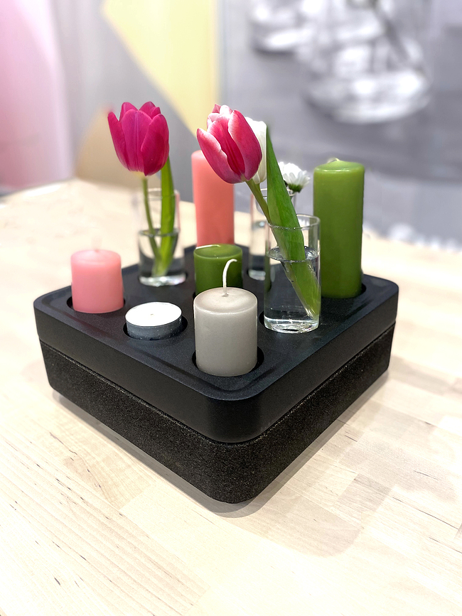 Stumpastaken Bougie 5 cm, sable