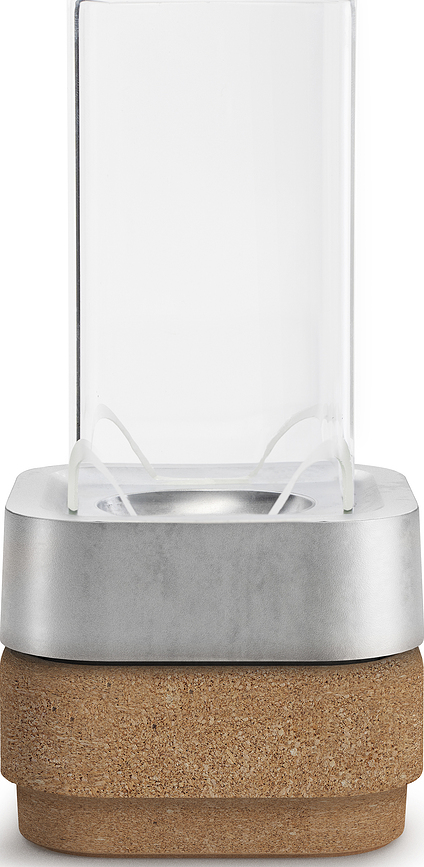 Stumpastaken Ettan Bougeoir avec protection, en aluminium