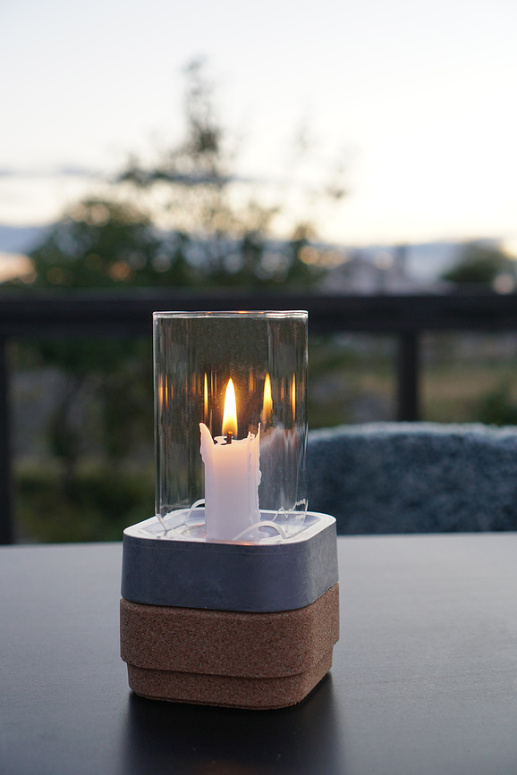 Stumpastaken Ettan Κηροπήγιο με κάλυμμα, αλουμινίου