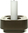 Stumpastaken Ettan Kerzenständer braunes Aluminium