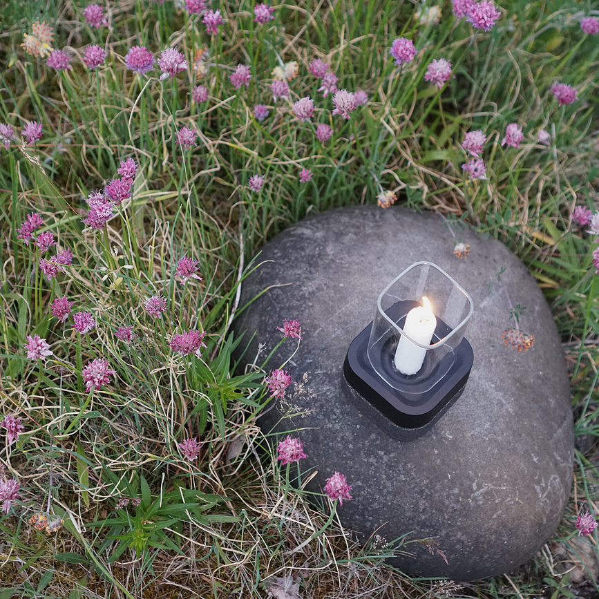 Stumpastaken Ettan Svijećnjak aluminijski sa zaštitom