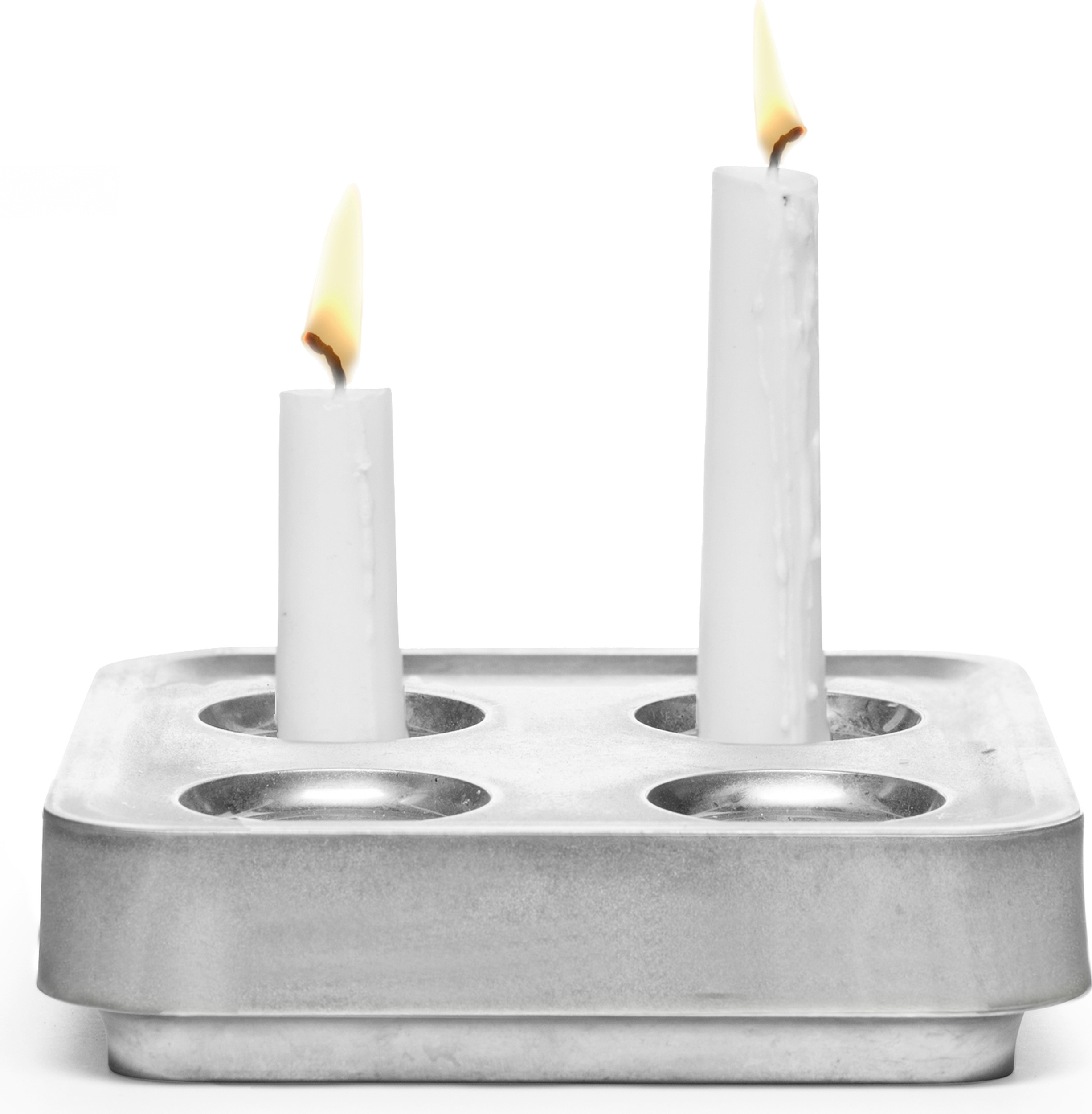 Stumpastaken Fyran Kerzenständer Aluminium
