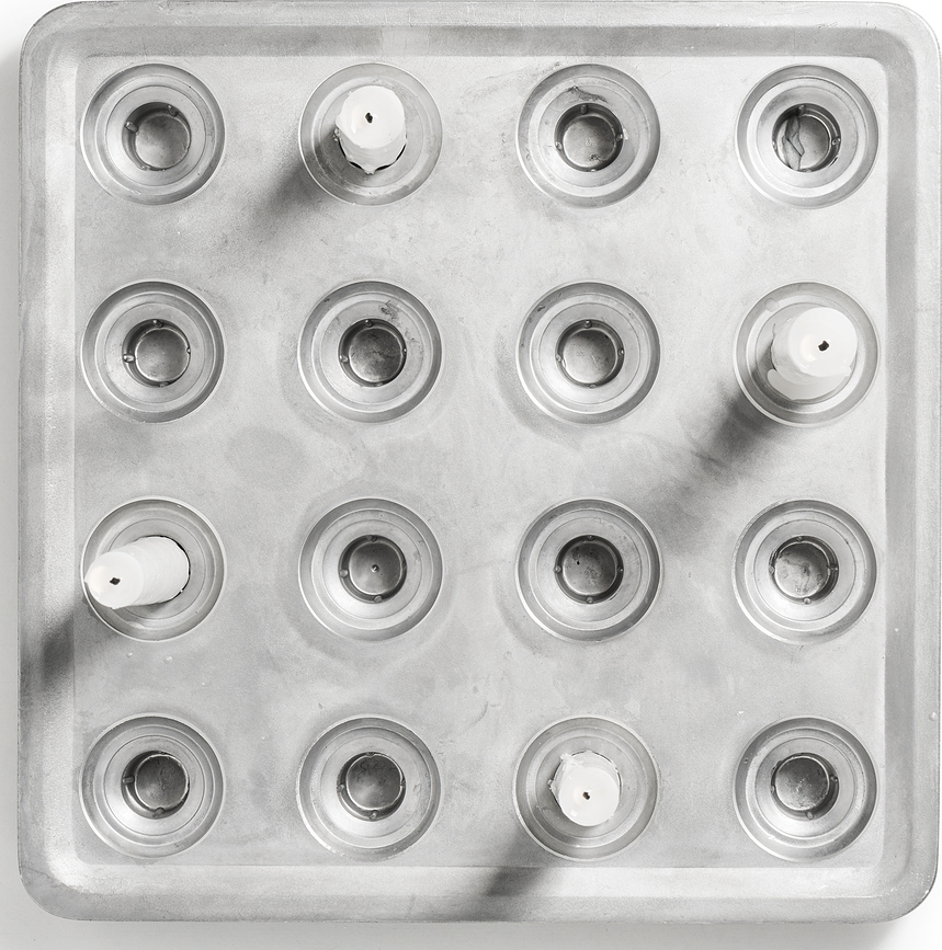 Stumpastaken Κηροπήγιο, λευκό αλουμίνιο