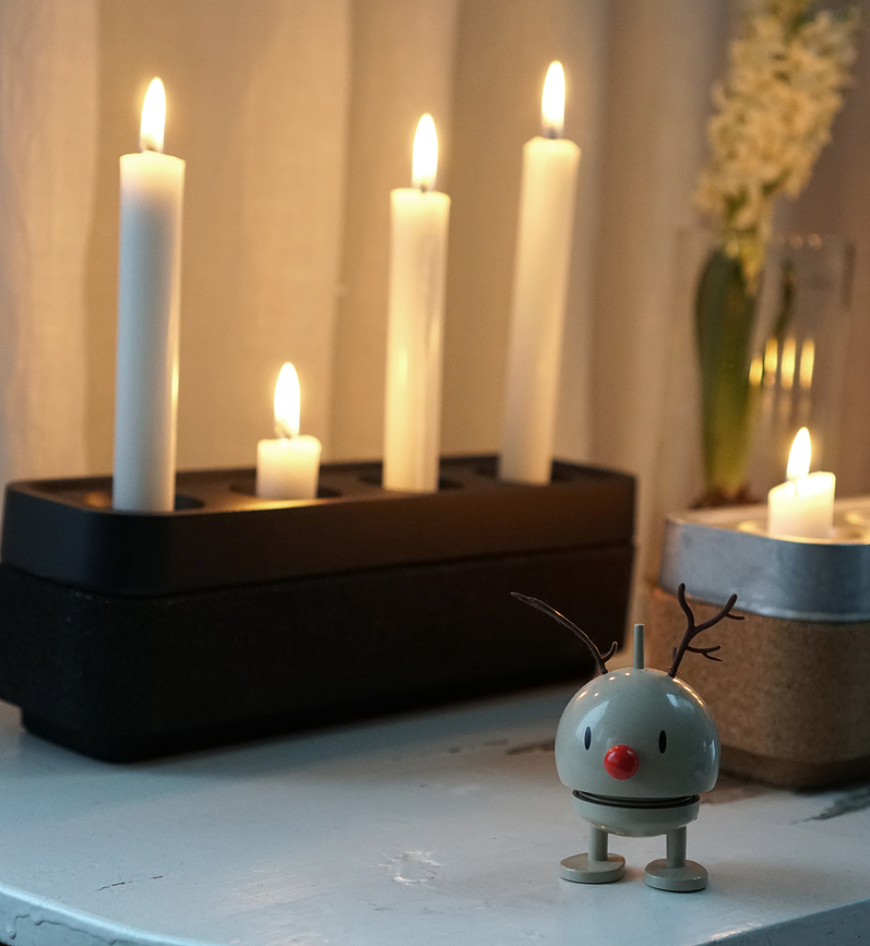 Stumpastaken Long Base pour chandelier, liège naturel