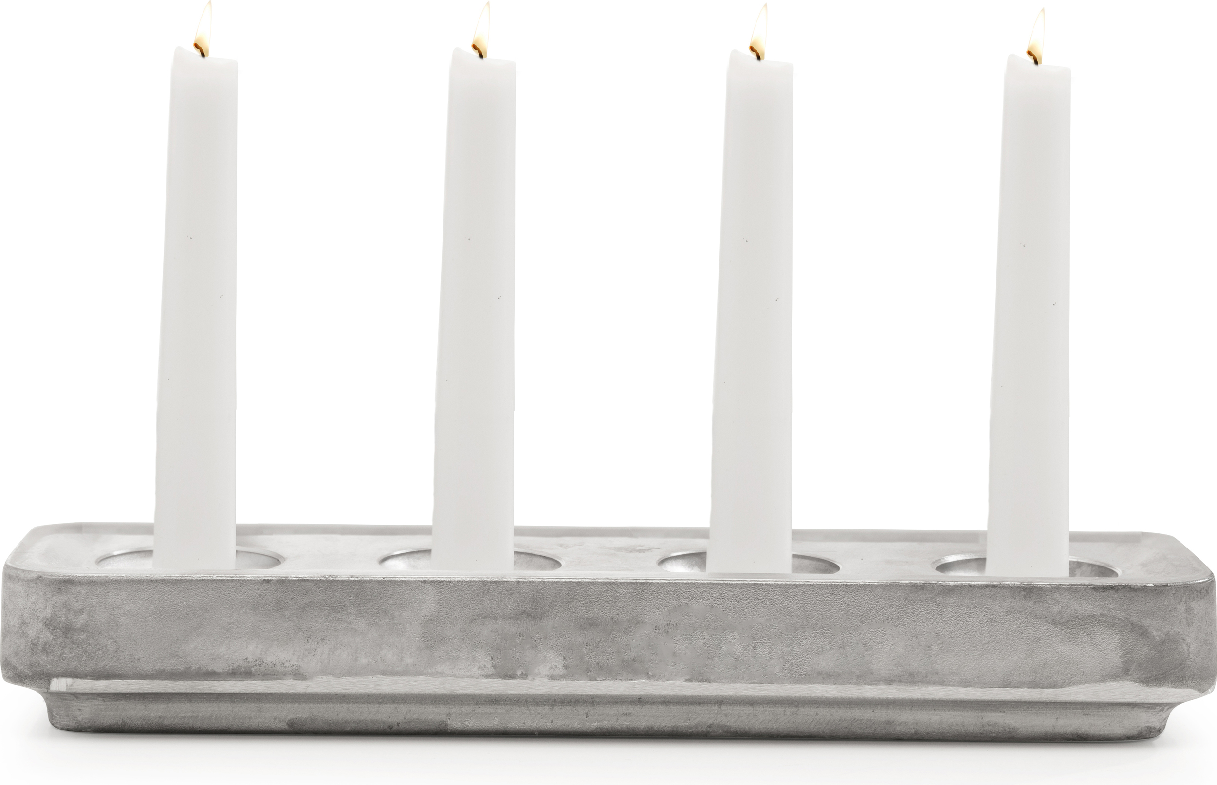 Stumpastaken Long Kerzenständer Aluminium