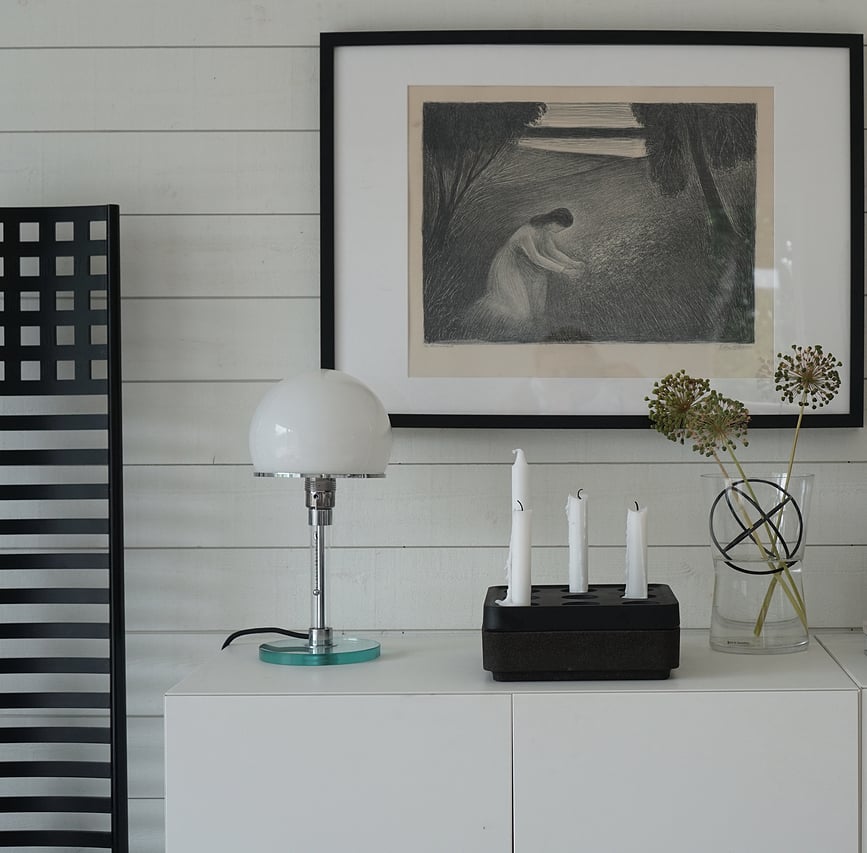 Stumpastaken S Podloga za svijećnjak crna plutena