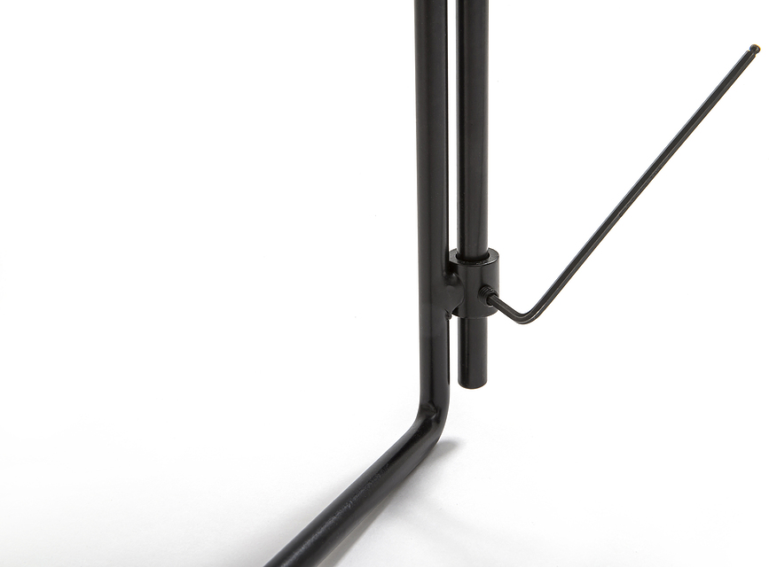 Stumpastaken Support pour chandelier, noir, en acier