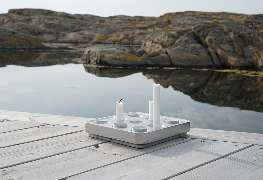 Stumpastaken Svijećnjak S aluminijski