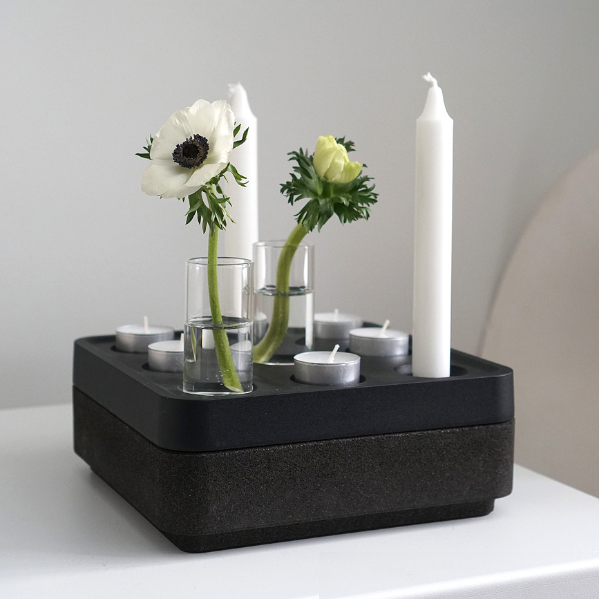 Stumpastaken Vases pour chandelier, Lot de 4