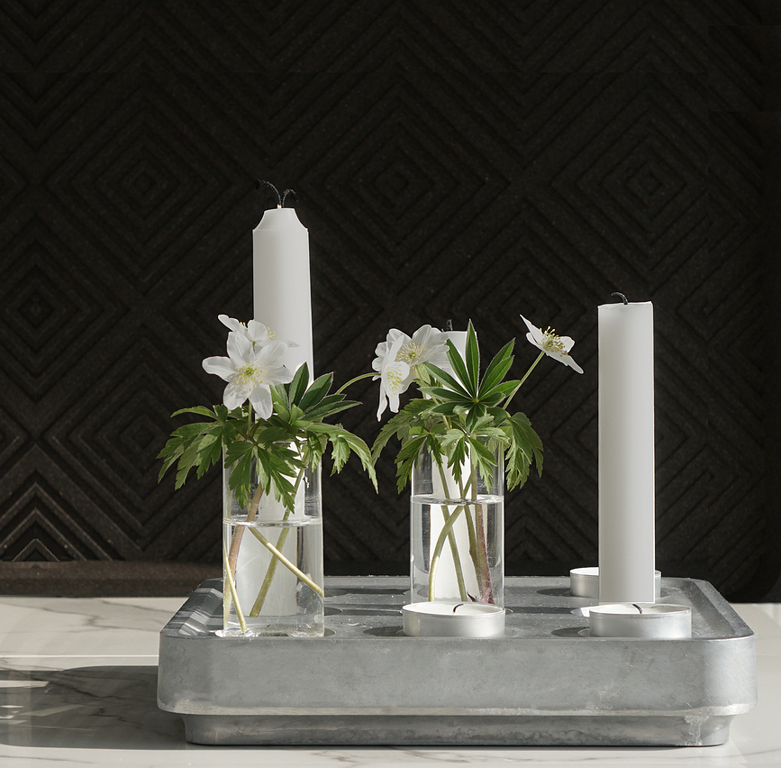 Stumpastaken Vases pour chandelier, Lot de 4