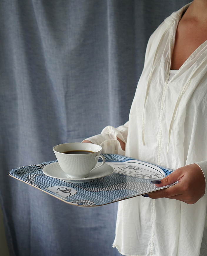 Sweden from Above Archipelago Δίσκος Σερβιρίσματος, τετράγωνος, 32 x 32 cm