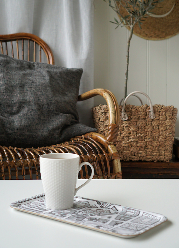 Sweden from Above City Pladenj za serviranje pravokoten, 15 x 32 cm