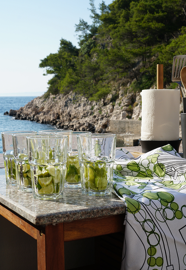 Sweden from Above Forest Πετσέτα Κουζίνας, 50 x 70 cm, γκρι