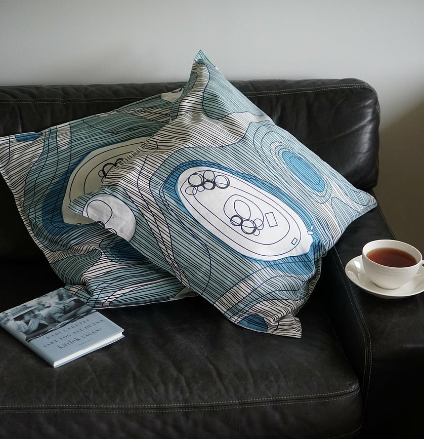 Sweden from Above Countryside Housse de Coussin, 50 x 50 cm