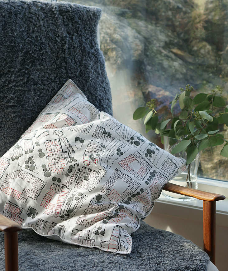 Sweden from Above Countryside Prevleka za vzglavnik, 50 x 50 cm