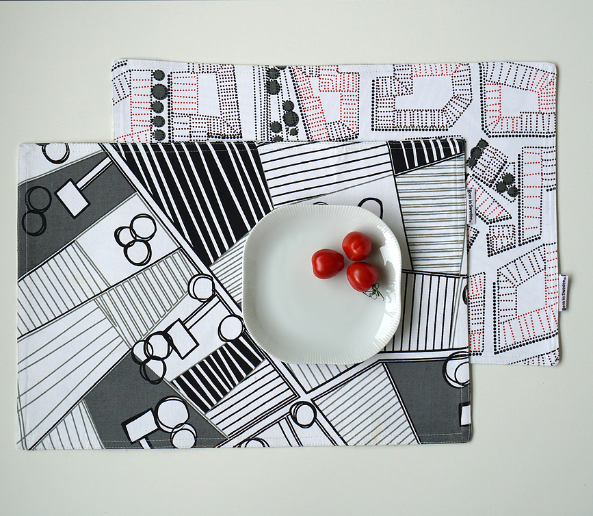 Sweden from Above Archipelago & Forest Set de Table réversible, 35 x 45 cm