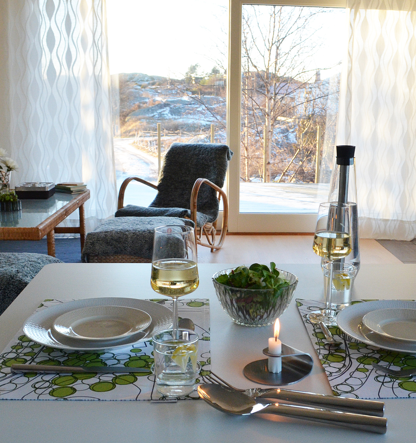 Sweden from Above Archipelago & Forest Set de Table réversible, 35 x 45 cm
