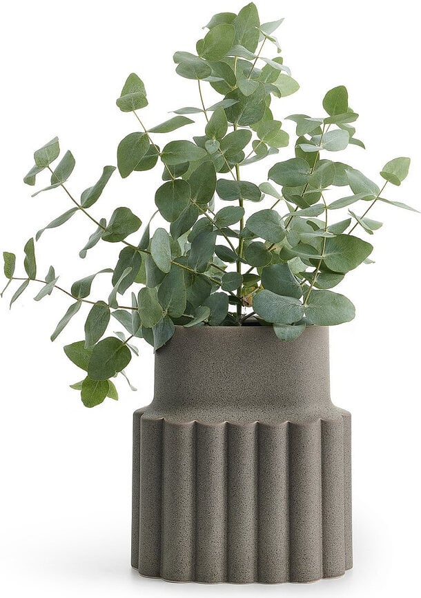 Vase Mylla ovale gris