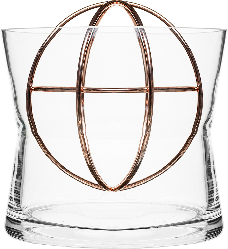 Vaso Sphere L ramato