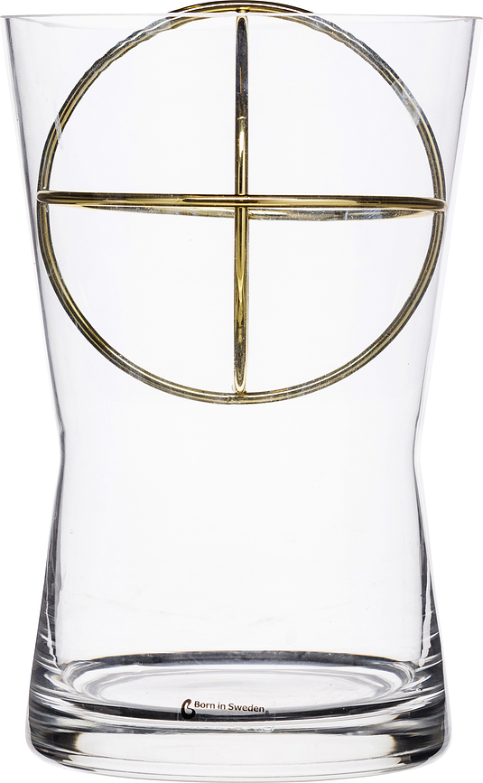 Vaso Sphere M di colore oro
