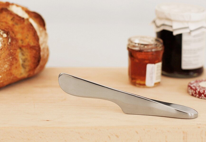 Air Couteau à Beurre et à Confiture, 19,5 cm, finition laiton