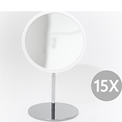 Airmirror Mirror white magnifying x15 standing