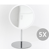 Airmirror Mirror white magnifying x5 standing