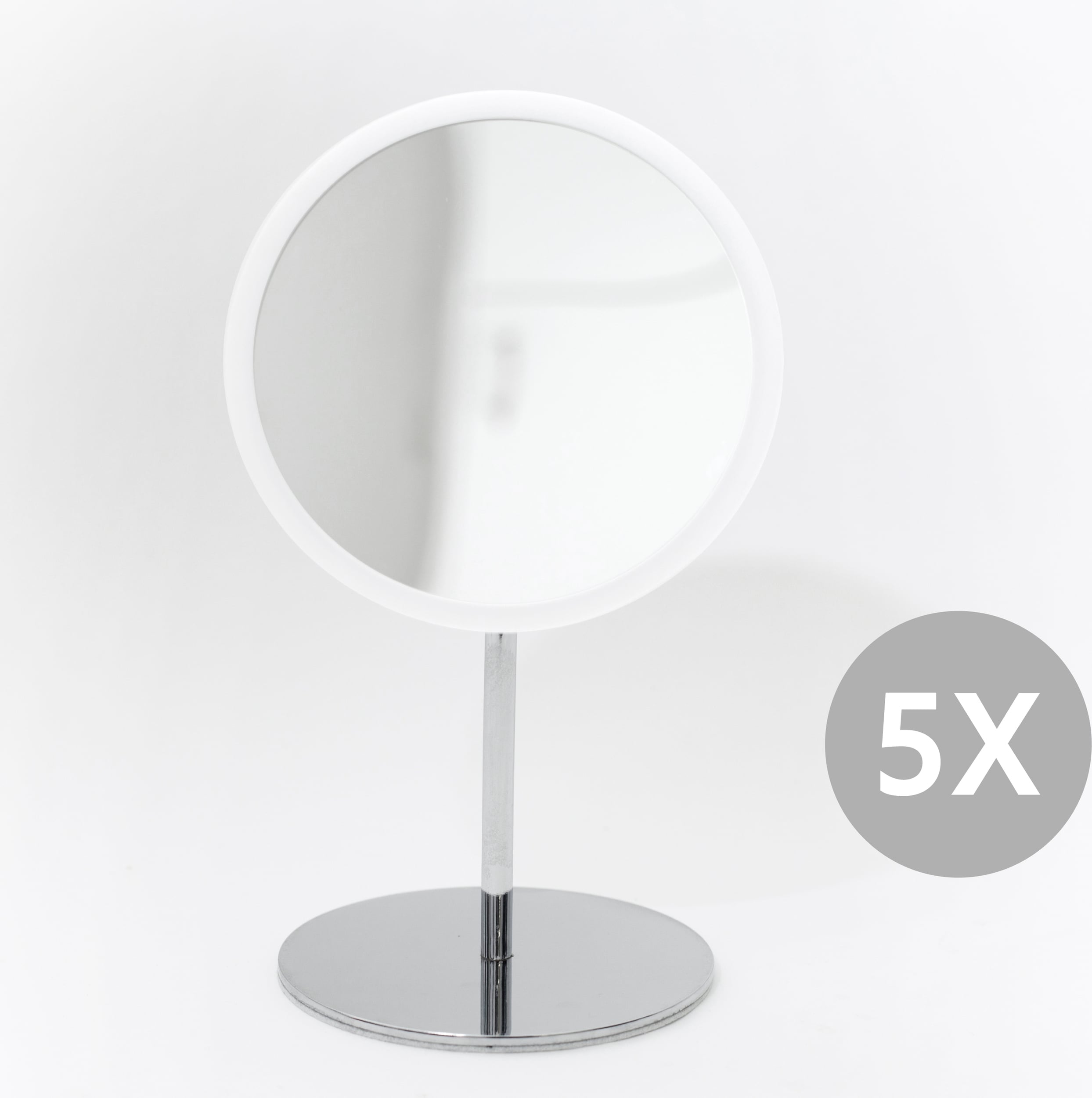 Airmirror Spiegel weiß Vergrößerung x5 stehend
