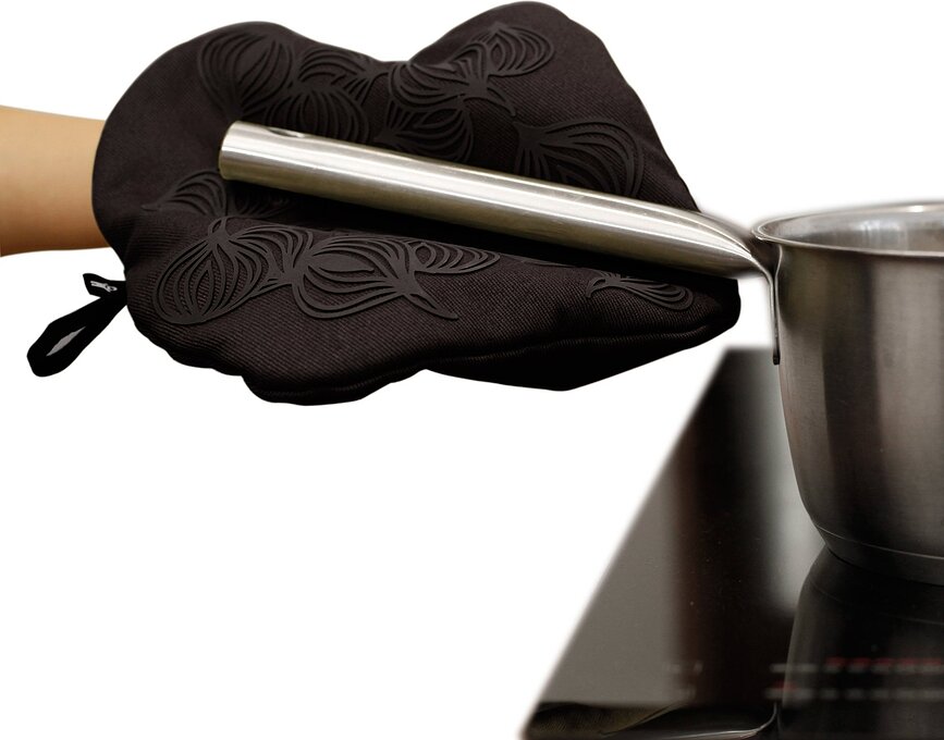 Bosign Sous-plat et Gant de Cuisine, noir