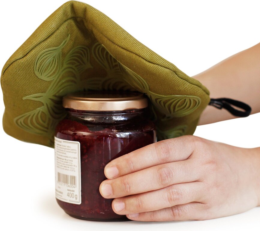 Bosign Sous-plat et Gant de Cuisine, noir