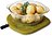 Bosign Gant de Cuisine et Dessous de Plat, olive, Lot de 2