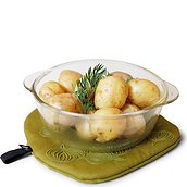 Bosign Hot pot stand and oven mitts olive