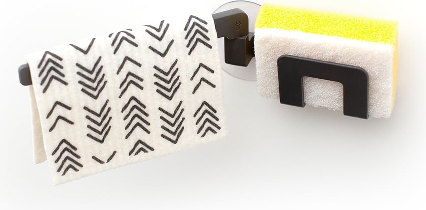 Bosign Support Éponge et Torchon 2-en-1, graphite