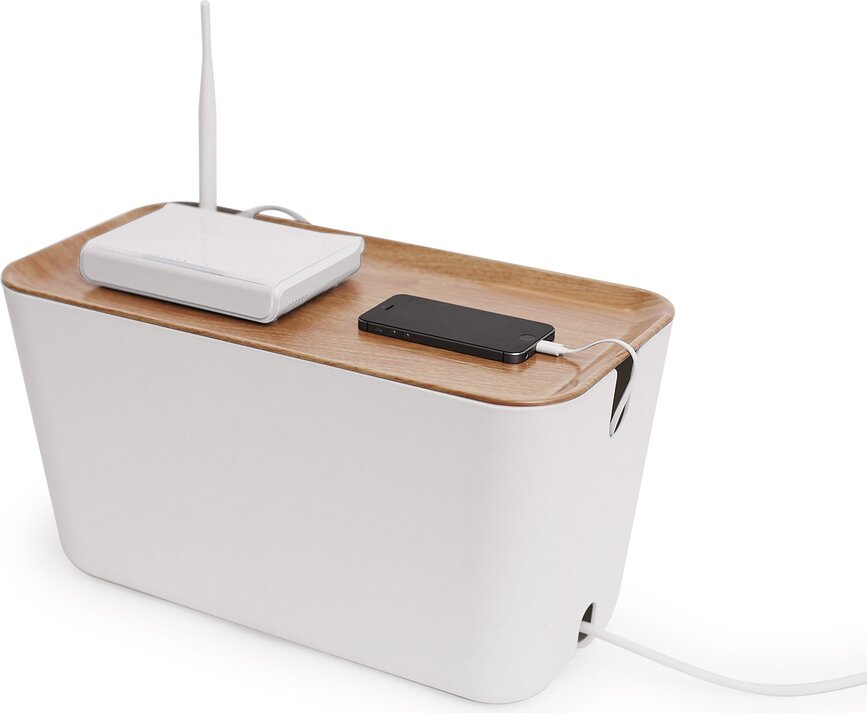 Caja Organizadora de Cables Hideaway Nature, tamaño XXL
