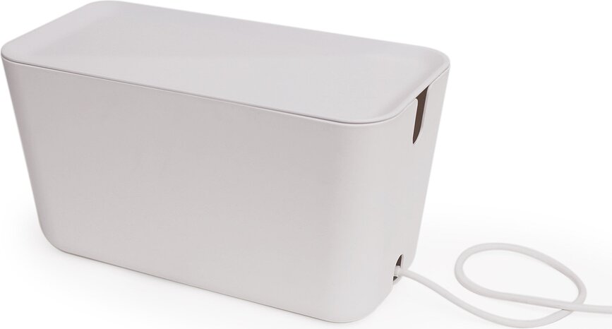 Caja organizadora de cables Hideaway XXL, blanca
