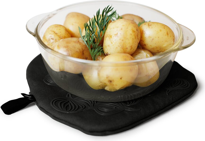 Conjunto de Salvamanteles y Manopla de cocina Bosign, negro