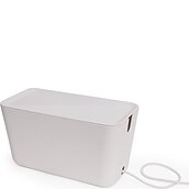 Dėžutė kabeliams Hideaway baltos spalvos XXL
