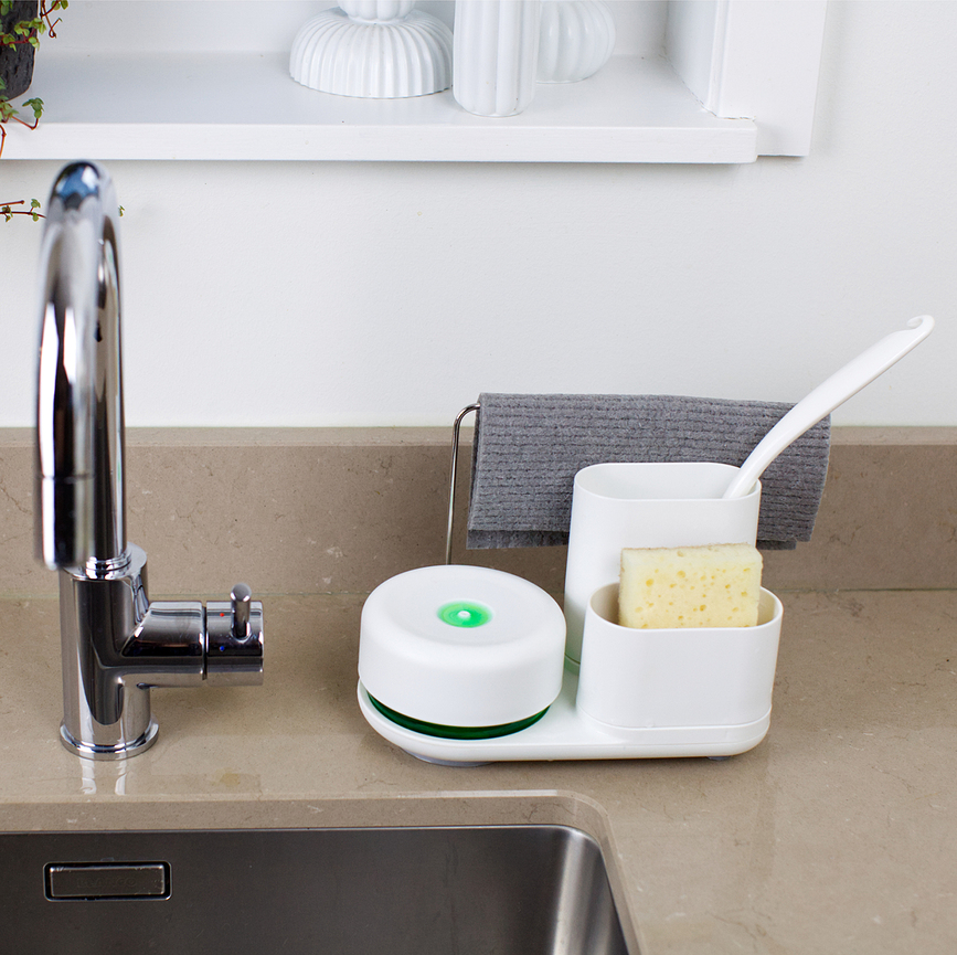 Do Dish Caddy Plus Organisateur d'évier, blanc, Set 5 pièces